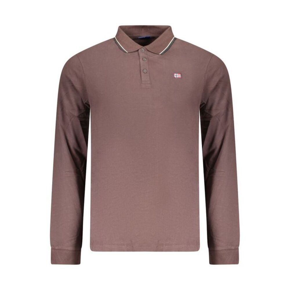 Norway 1963 Brown Cotton Mens Men's Polo